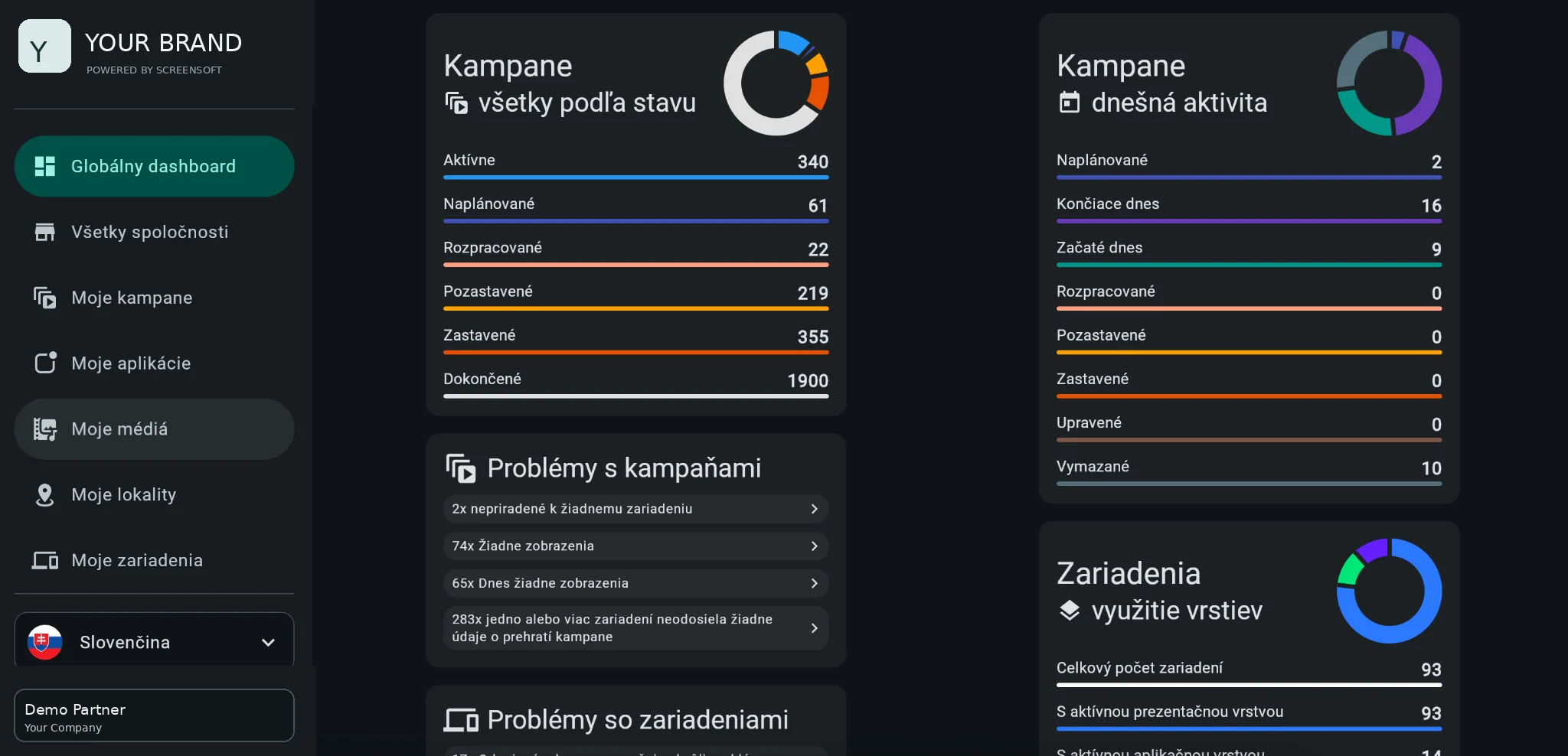 Váš softvér. Vaša značka. — ScreenSoft CMS