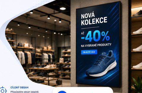 A store screen showing a new collection and its discount