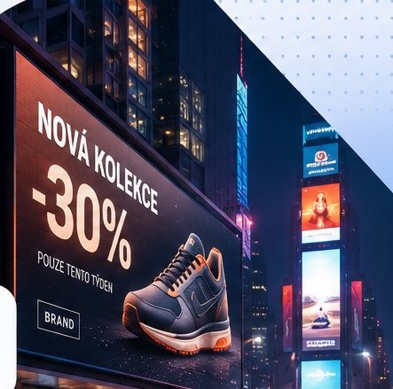 A city billboard