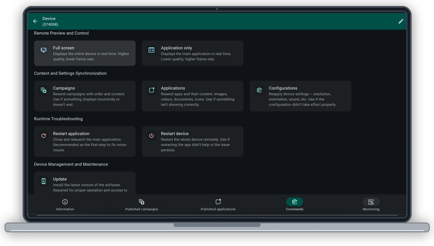 ScreenSoft — дистанционен контрол и поддръжка на устройства